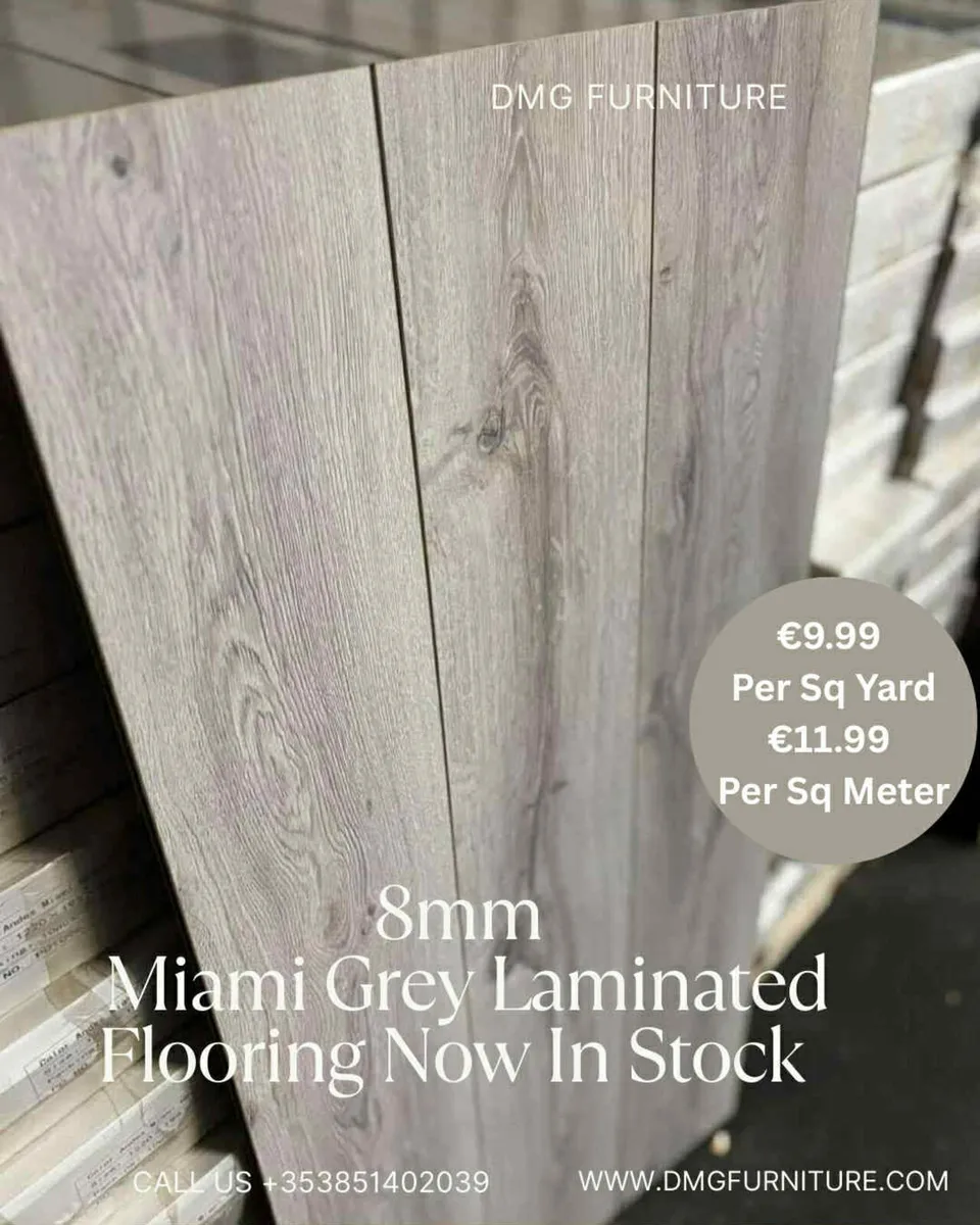 New 8mm Miami Laminated Flooring - Image 1