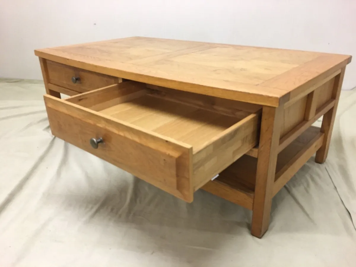 Oak Coffee Table - Image 2