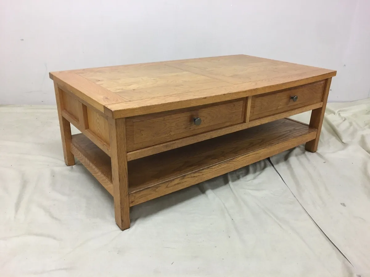 Oak Coffee Table - Image 3