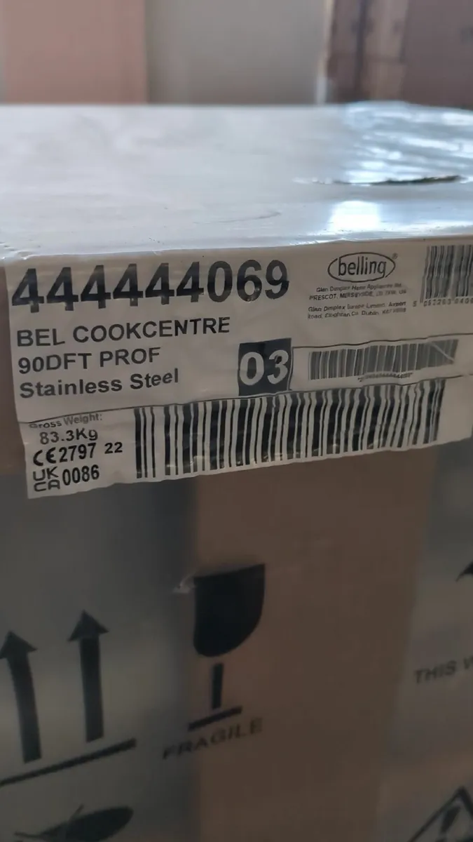 Belling 90cm Dual Fuel Stainless Steel cooker - Image 2