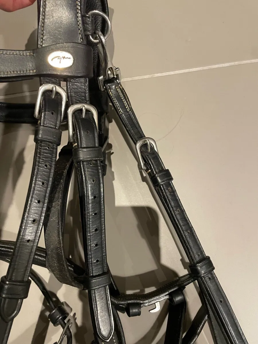 Dyon  black cob bridle - Image 4