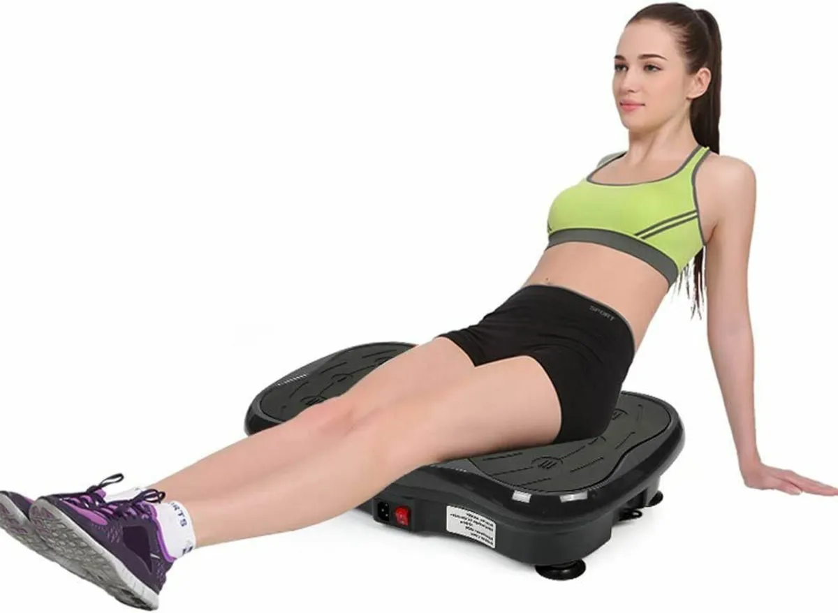 Fitness Plate Vibration Trainer for Office/Living - Image 1