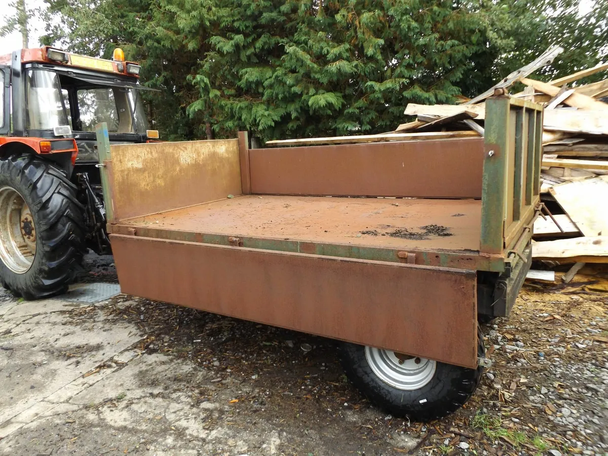 Farm steel tipping trailer10 x 6 - Image 3