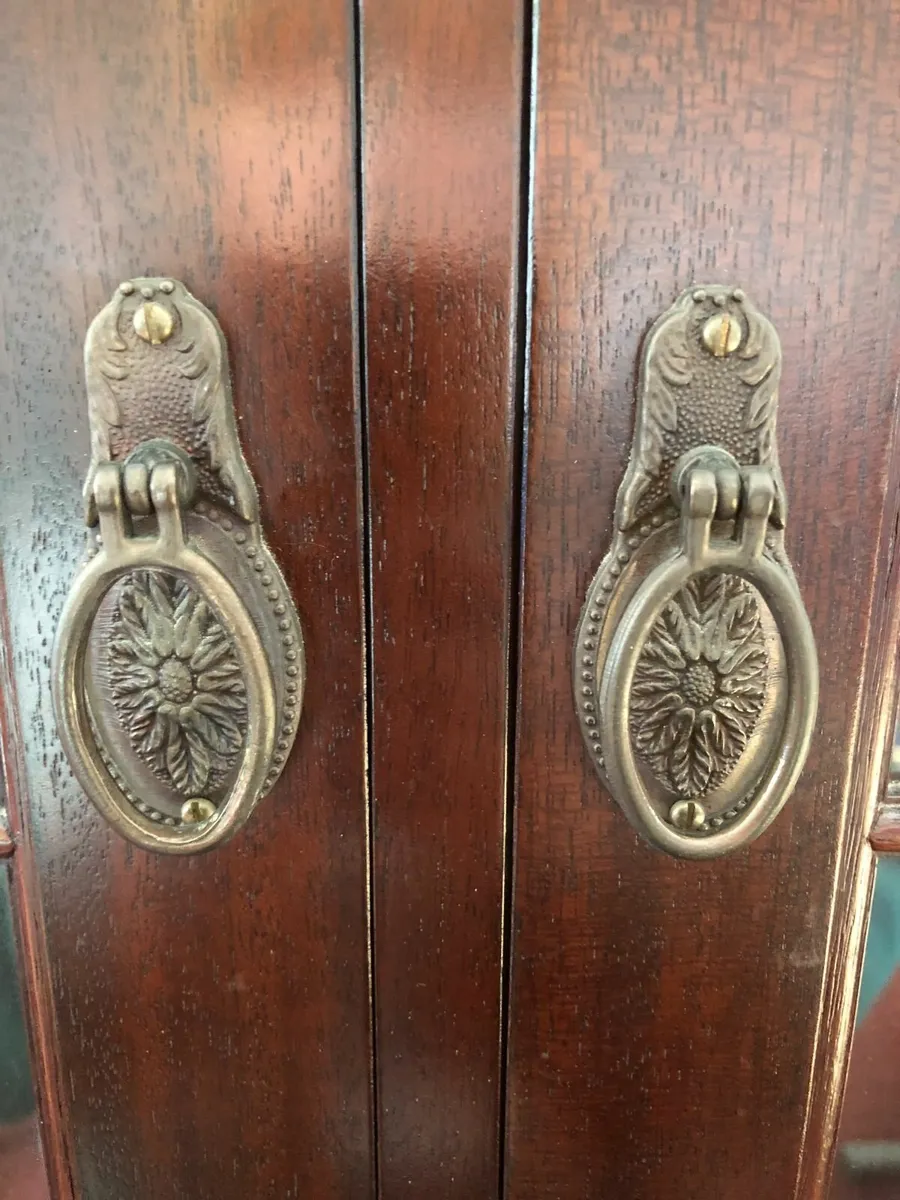 Vintage Glass + Wooden Cabinets - £80+VAT - Image 3