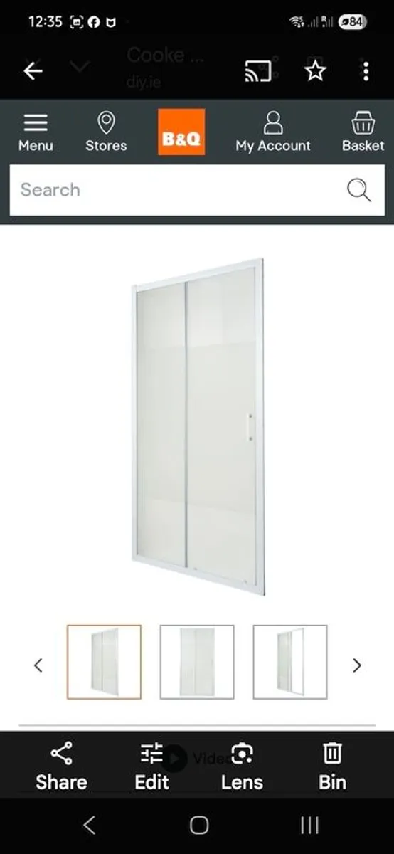Shower Glass Sliding Door - Image 1