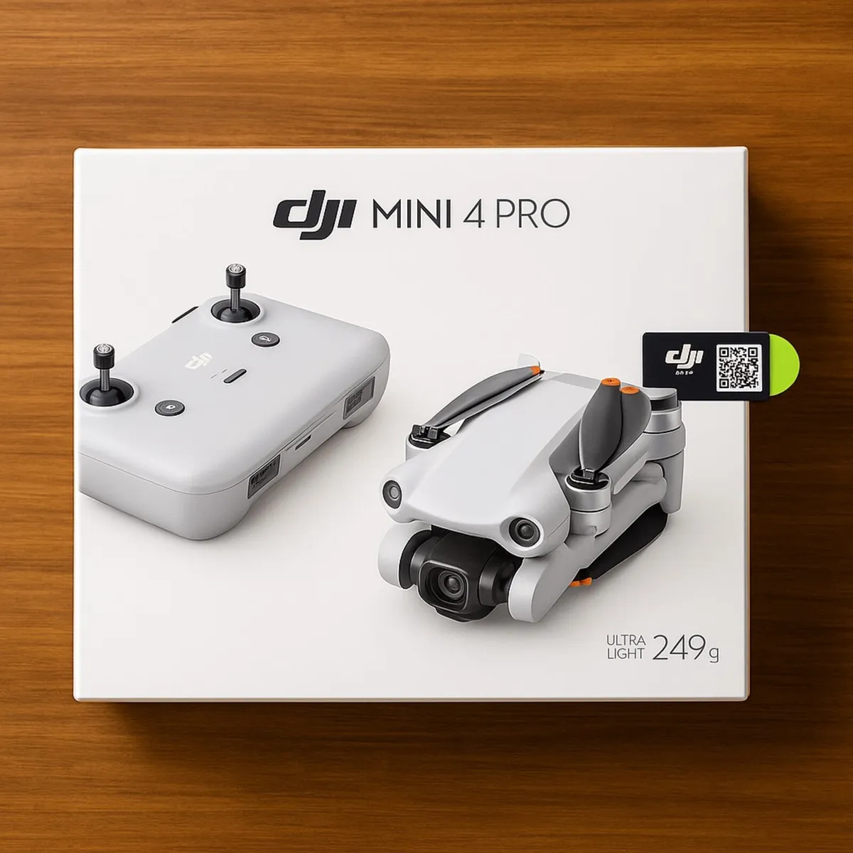 DJI Mini 4 Pro Drone, Brand New Sealed (RC-N2 Cont - Image 1