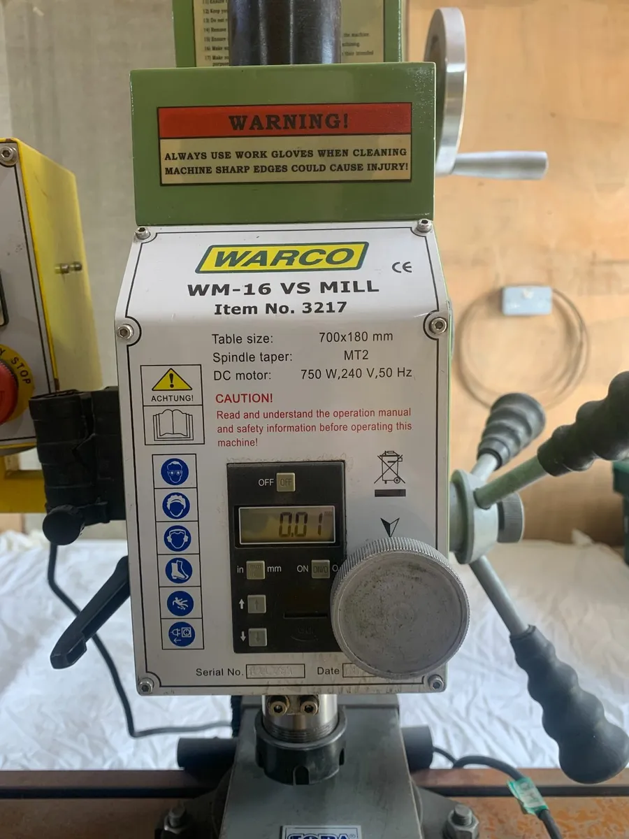 WM16 Milling Machine - Image 2