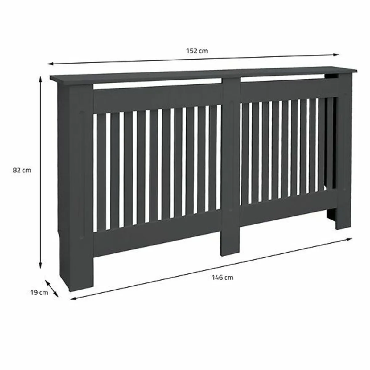 Radiator cover 152x19x82 cm FREE DELIVERY - Image 4