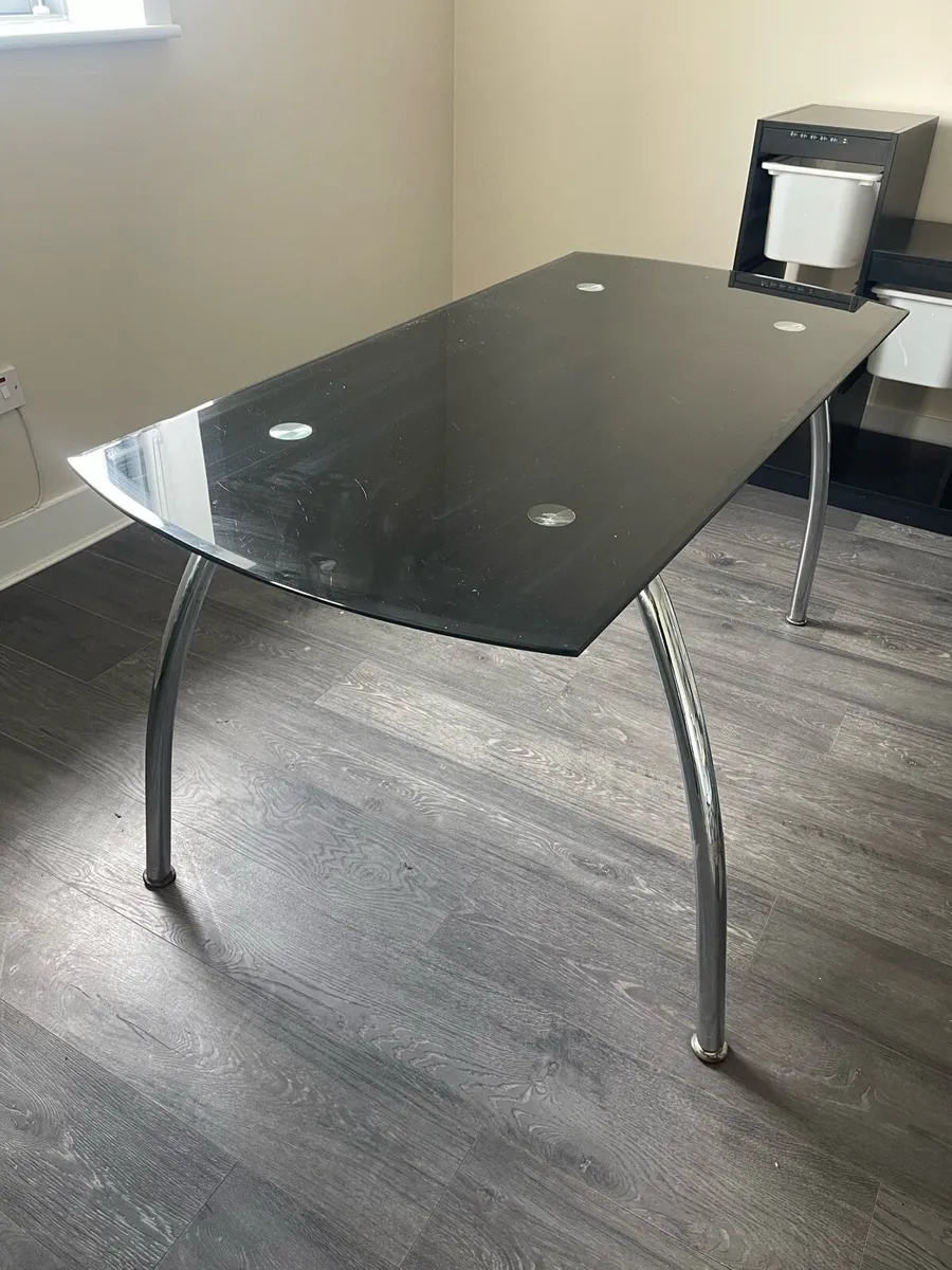 Dining Table - Glass Top - Image 1
