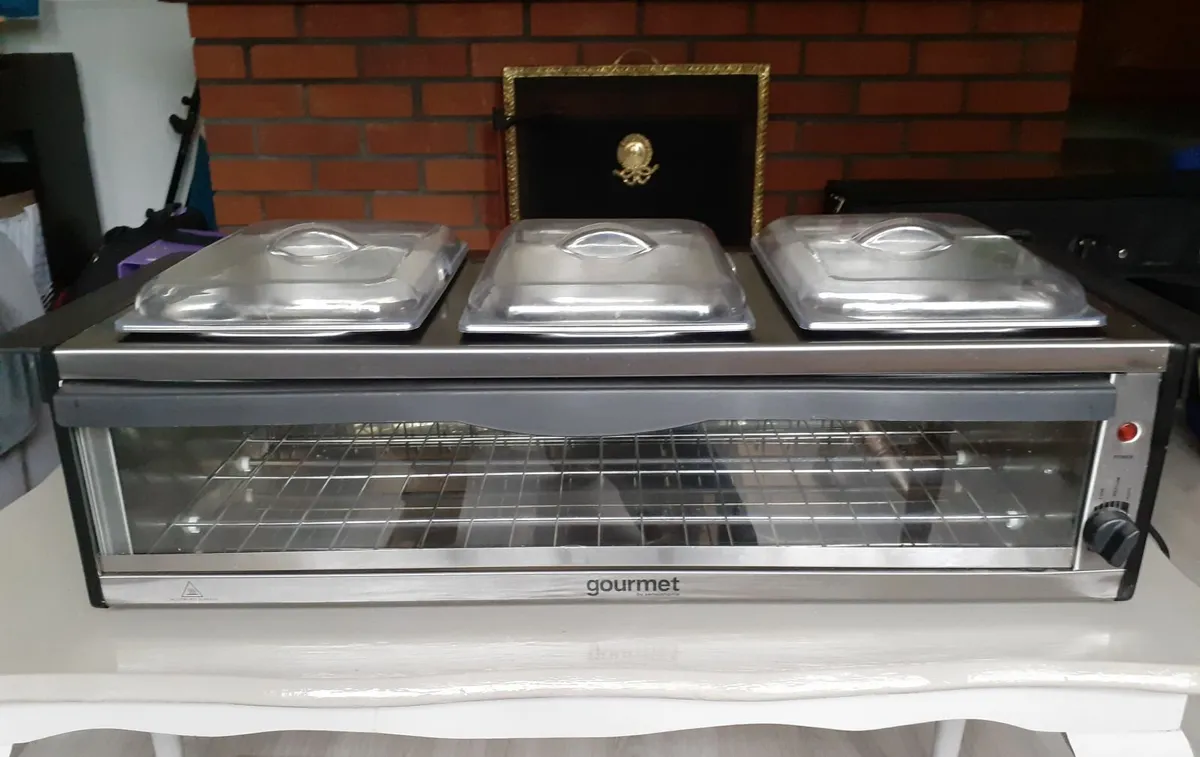 Gourmet Buffet Station & Plate Warmer - Image 2