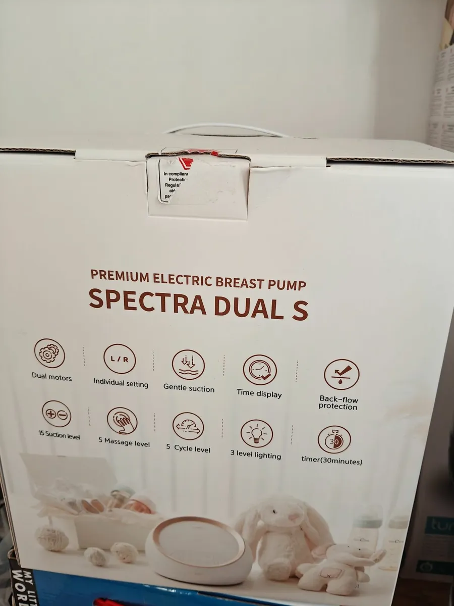 Breast pump Spectra Dual with extra flanges - Image 2