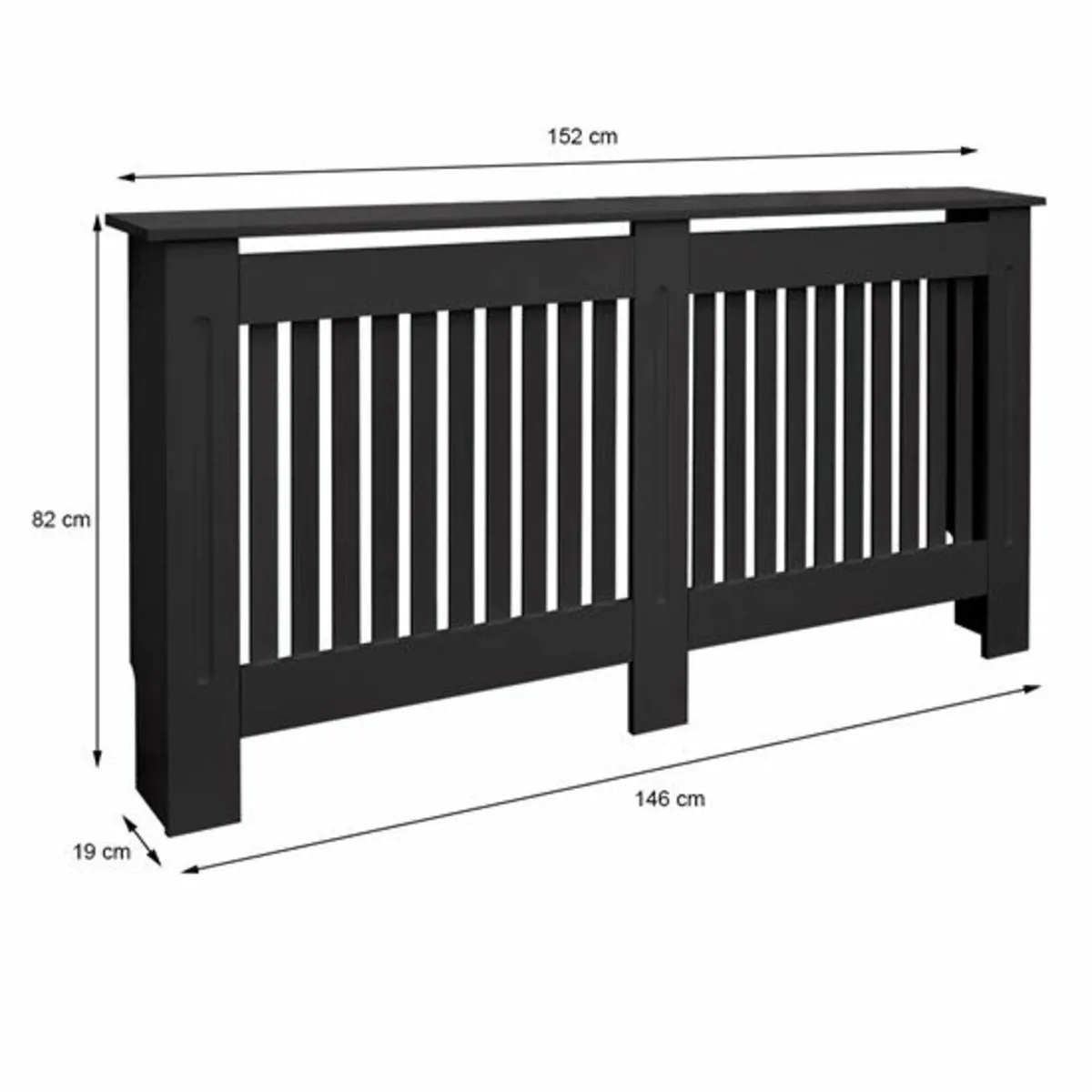 Radiator cover 152x19x82 cm FREE DELIVERY - Image 2