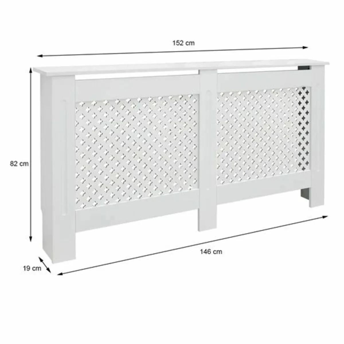 Radiator cover 152x19x82 cm FREE DELIVERY - Image 2