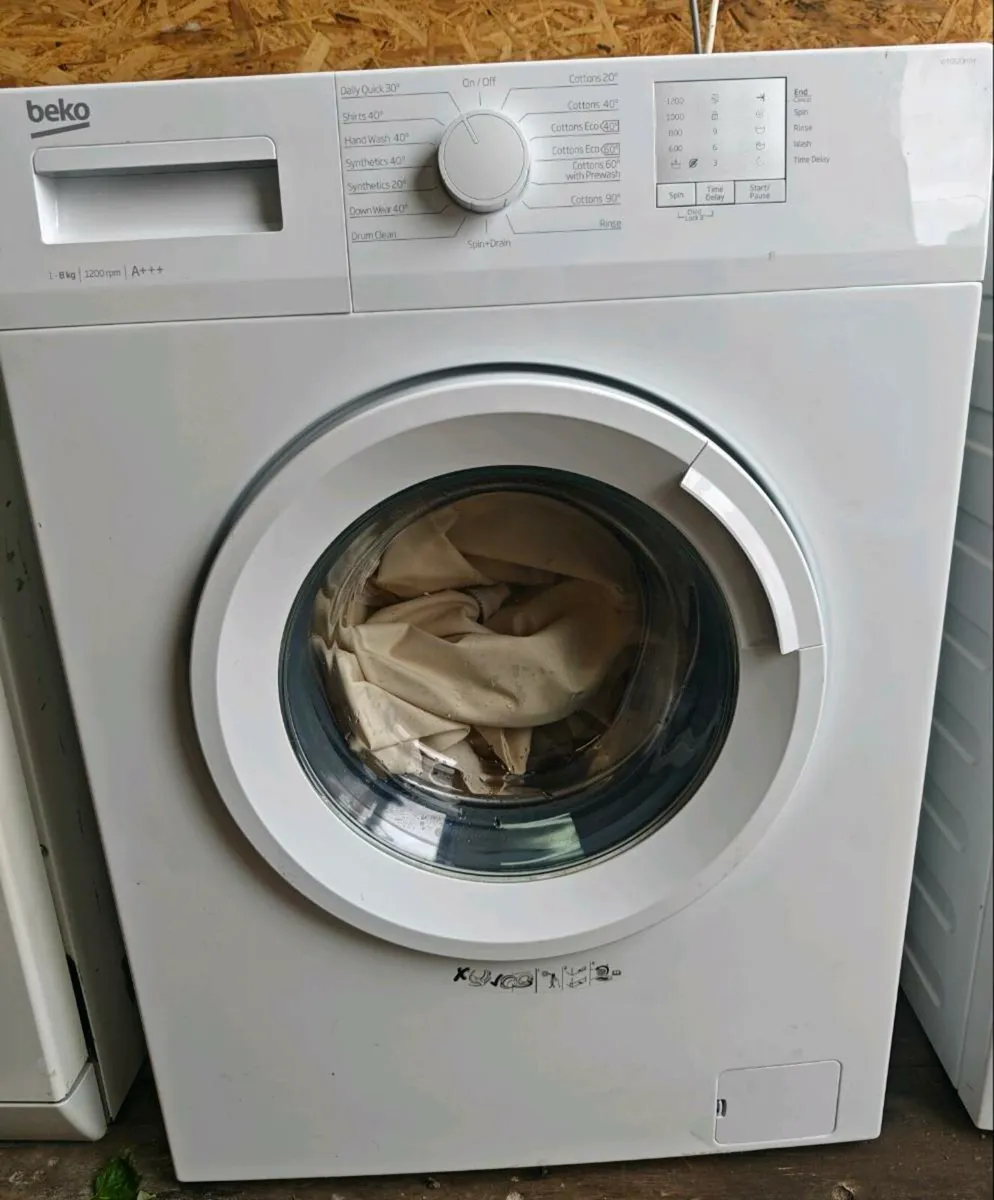 Beko washing machine 8 kg drum - Image 2