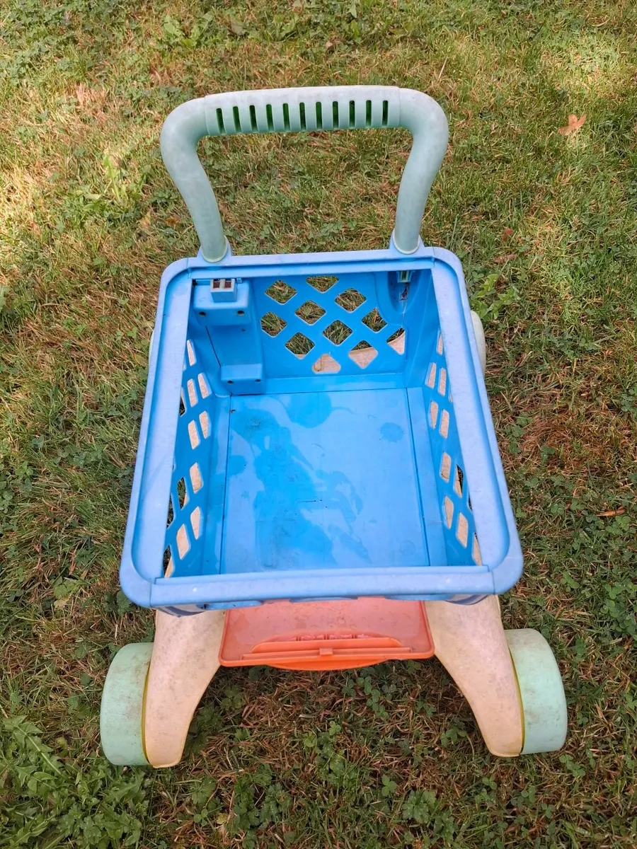 Kids slide and push cart - Image 3