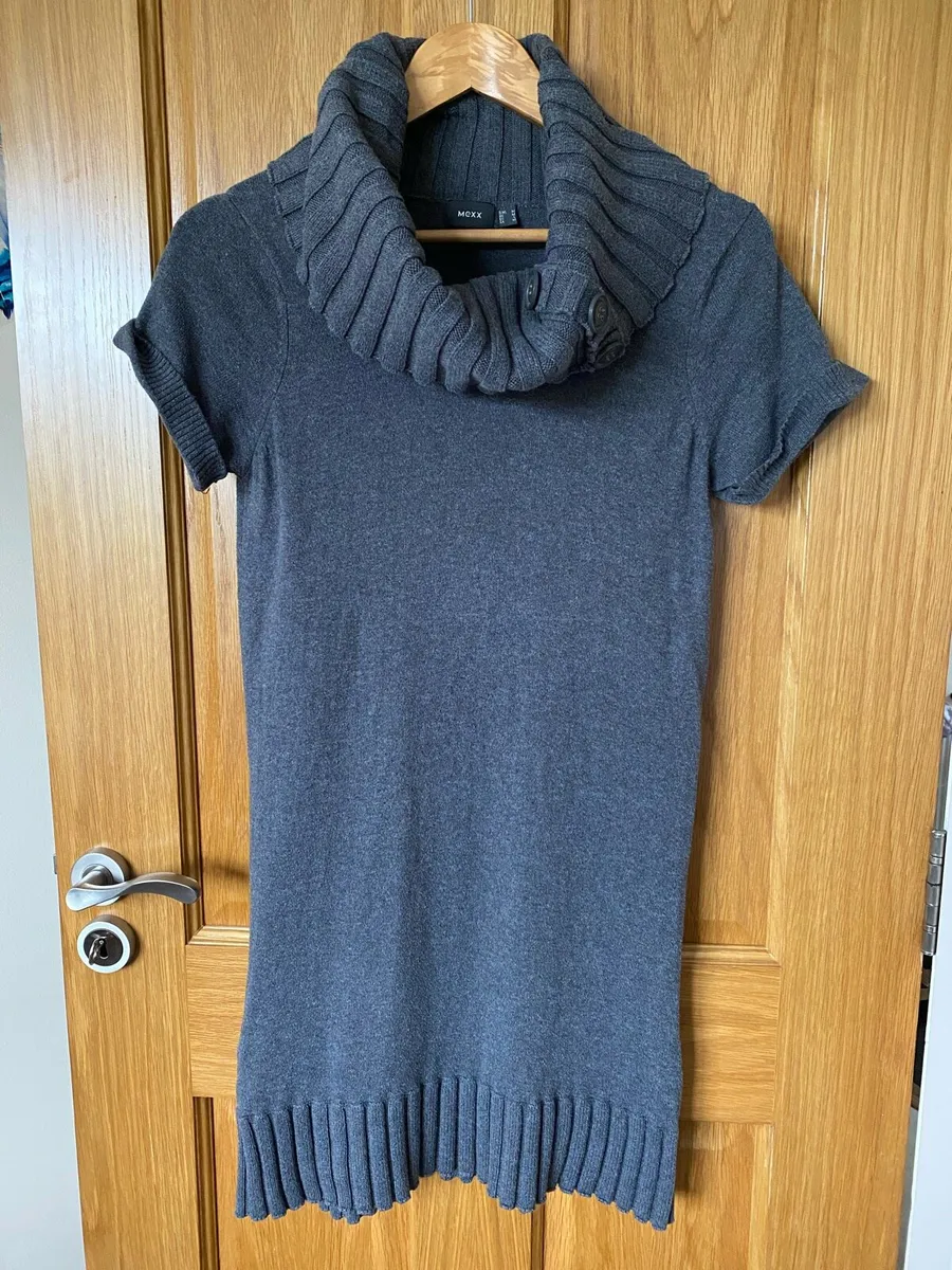 Women’s MEXX Cotton Grey Short Sleeve Dress - Image 2