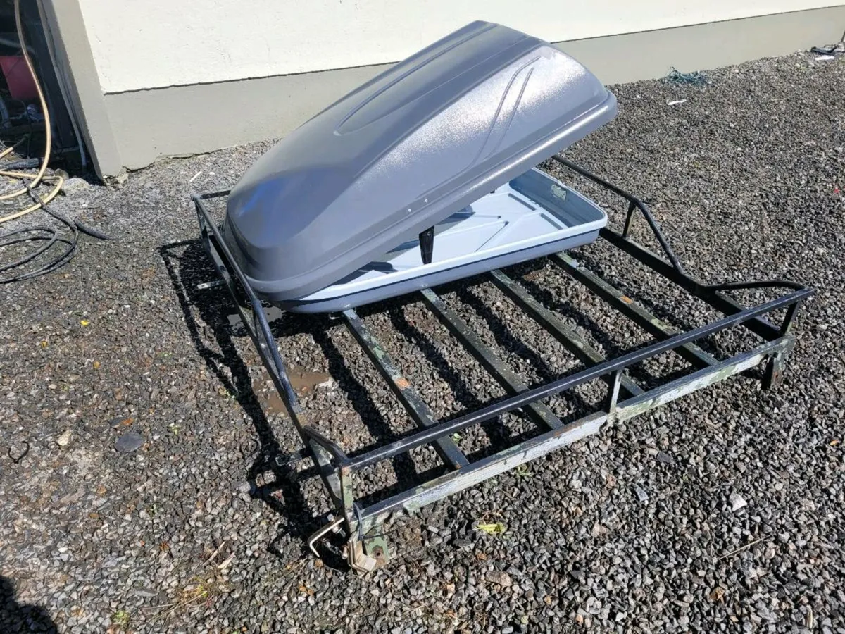 Range rover classic roof racks,dog guard - Image 1