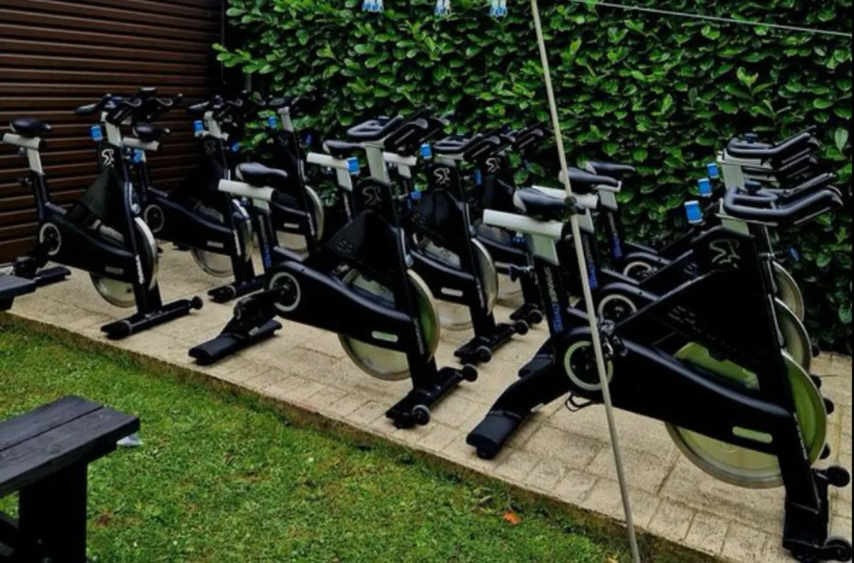 TOP BRAND PRECOR SPIN BIKE & MONITOR - Image 1