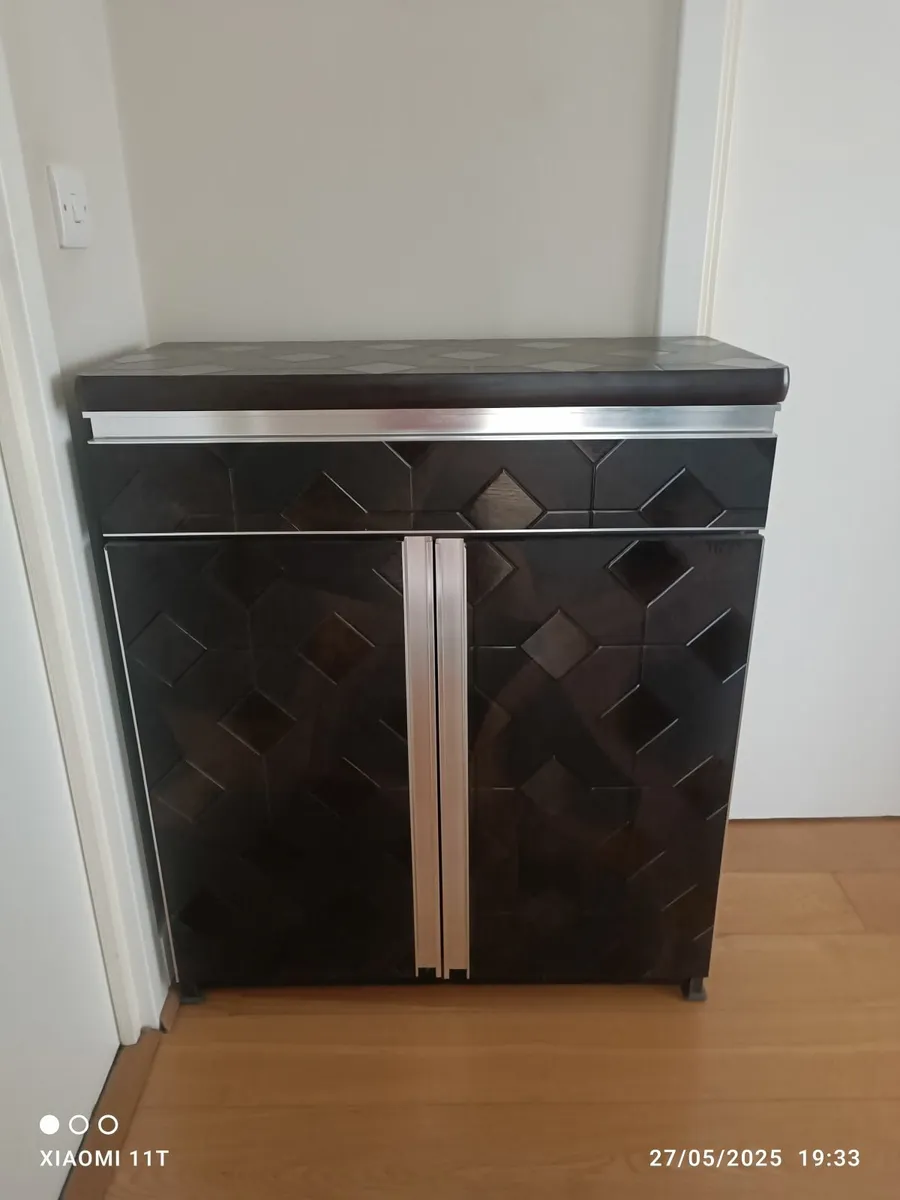 2 Chair , 4 seater dinning table ,small cupboard, - Image 2