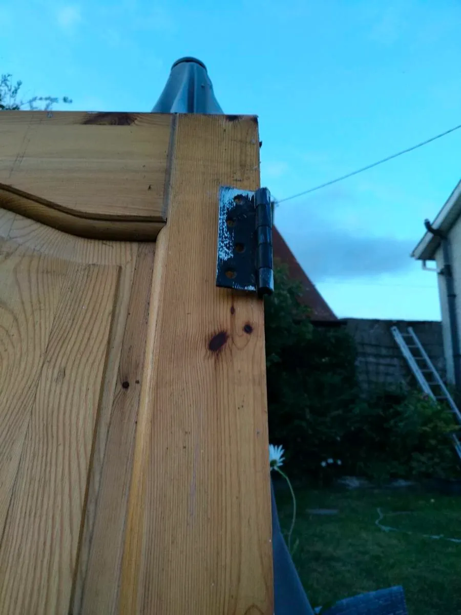 Single solid timber door. - Image 3