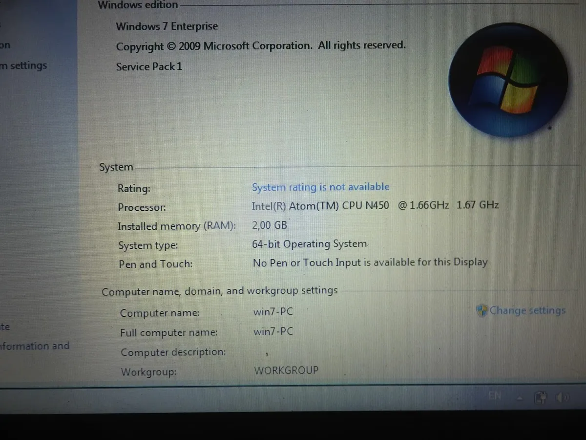 Samsung NP-150 mini laptop - Image 3