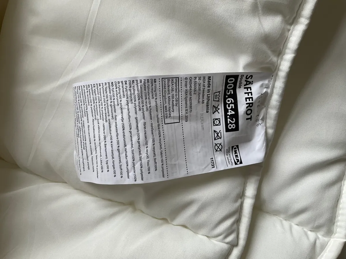 Duvet Ikea Safferot 12 TOG Double - Image 2