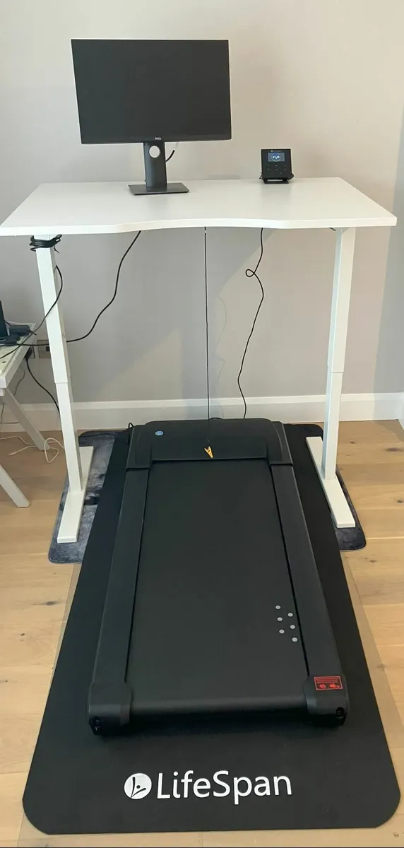 Lifespan Under Desk Treadmill with Equipment Mat - Image 1