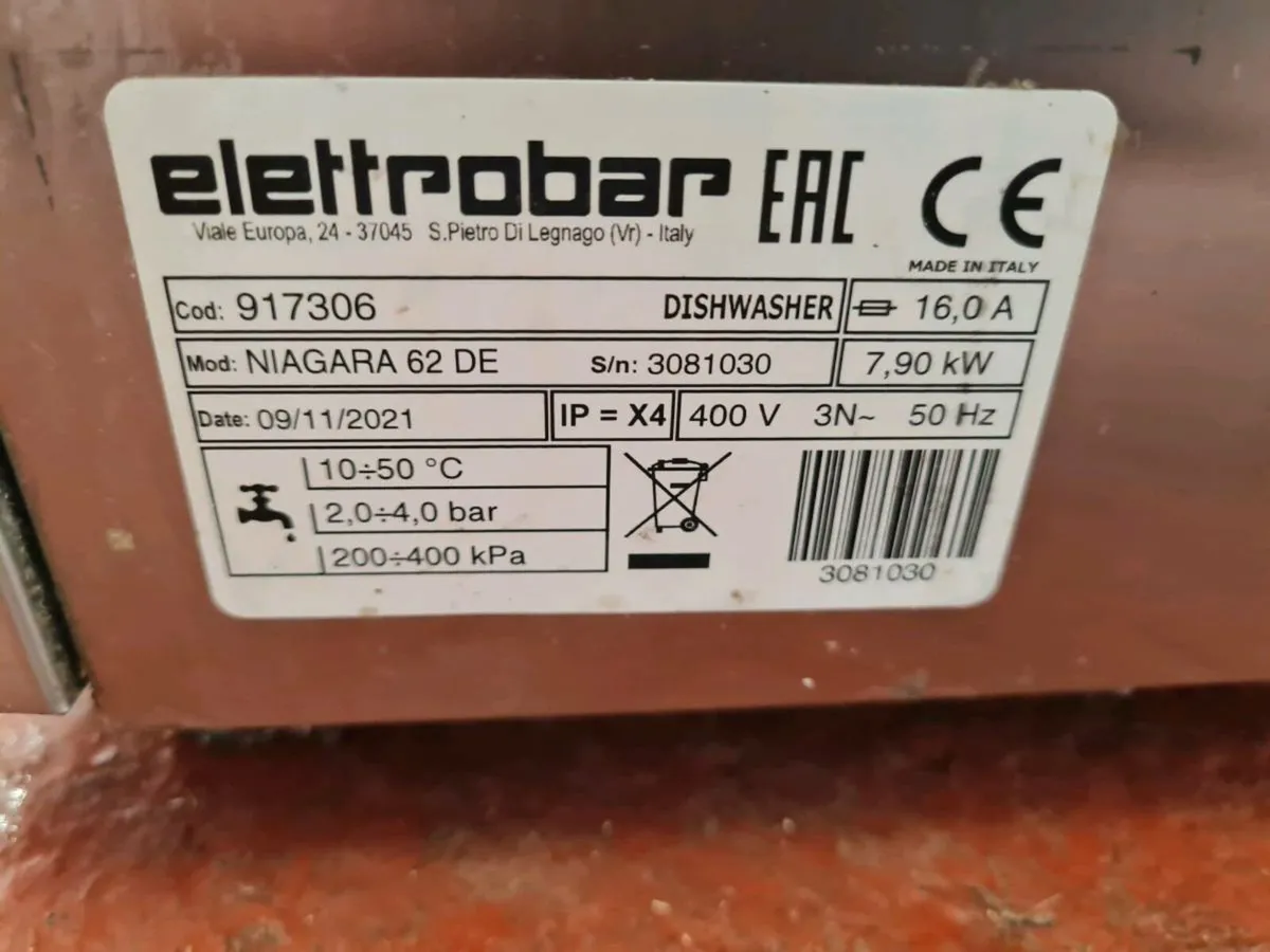 Elettrobar Niagra 62 Dishwasher - Image 3