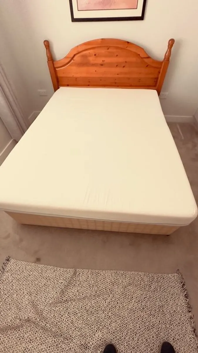 Bed & Base with 4 storage drawers - 6foot - Image 1