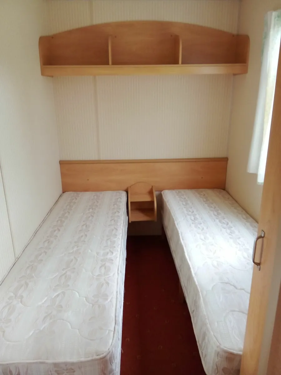 2 x small sngle bed s w mattresses - Image 1
