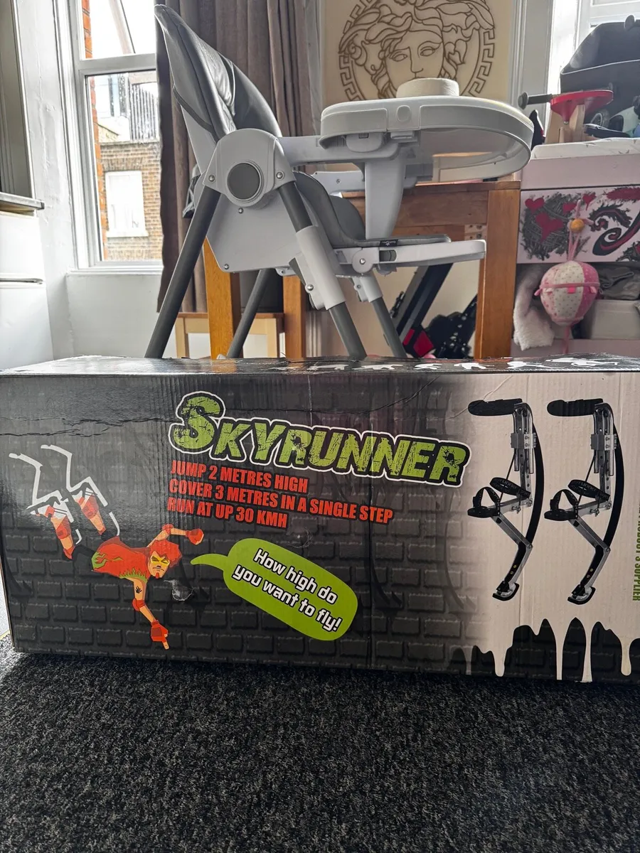 SkyRunner Jumping Stilts – Like New – Adult Size - Image 1