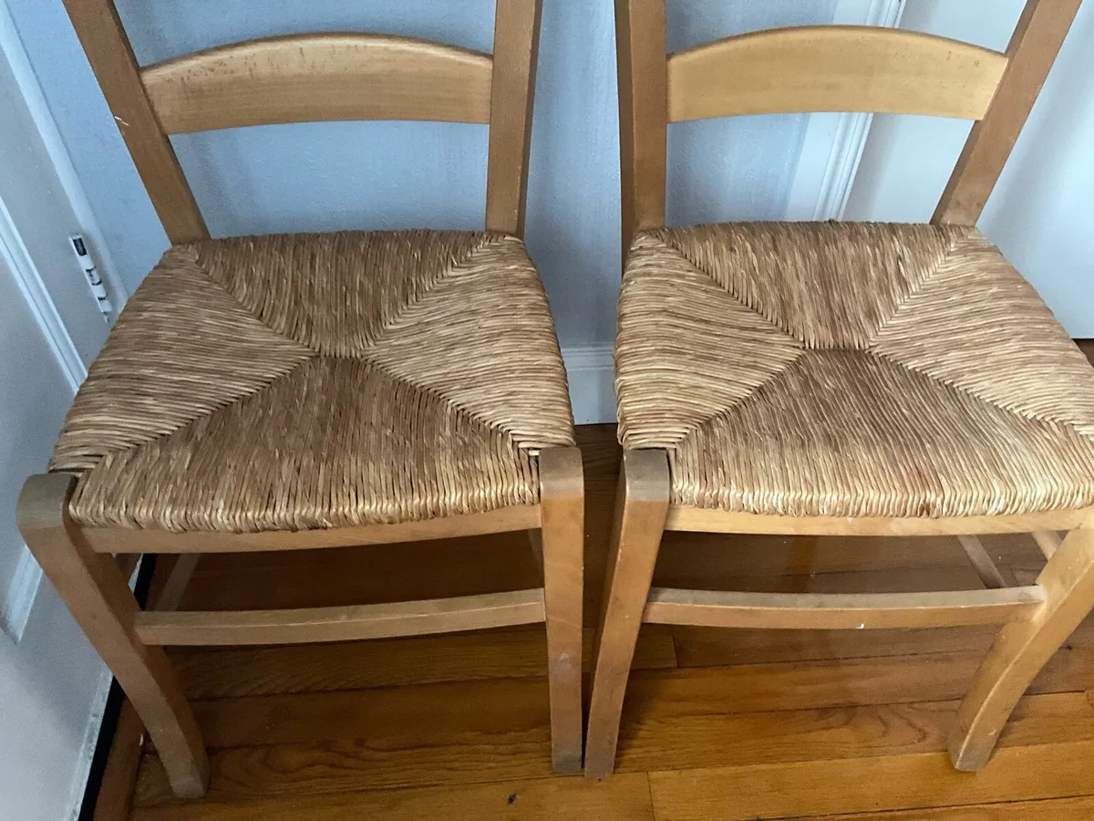 Pair of Rattan Chairs - Image 1