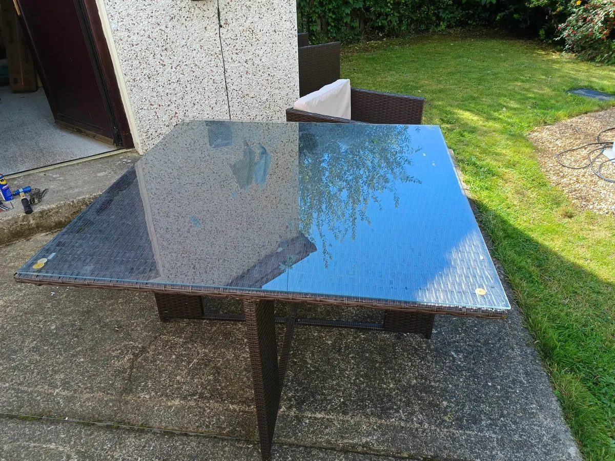 Garden Deck Table and Chairs - Image 2