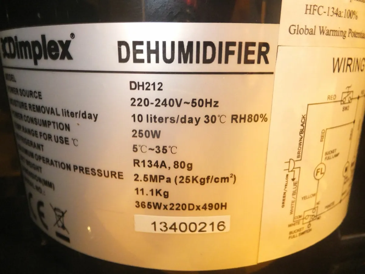 Dimplex Dehumidifier - Image 4