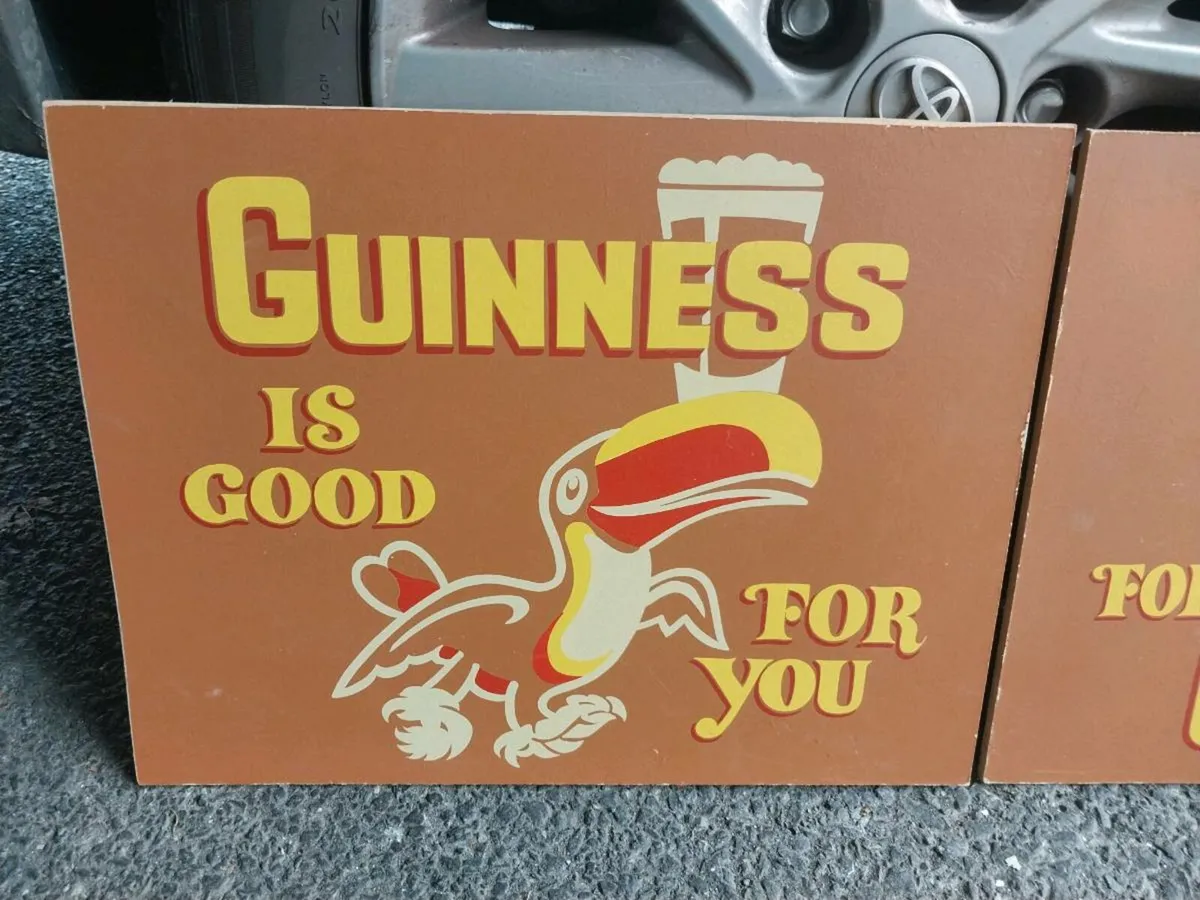 Guinness Signs x 2 - Image 2