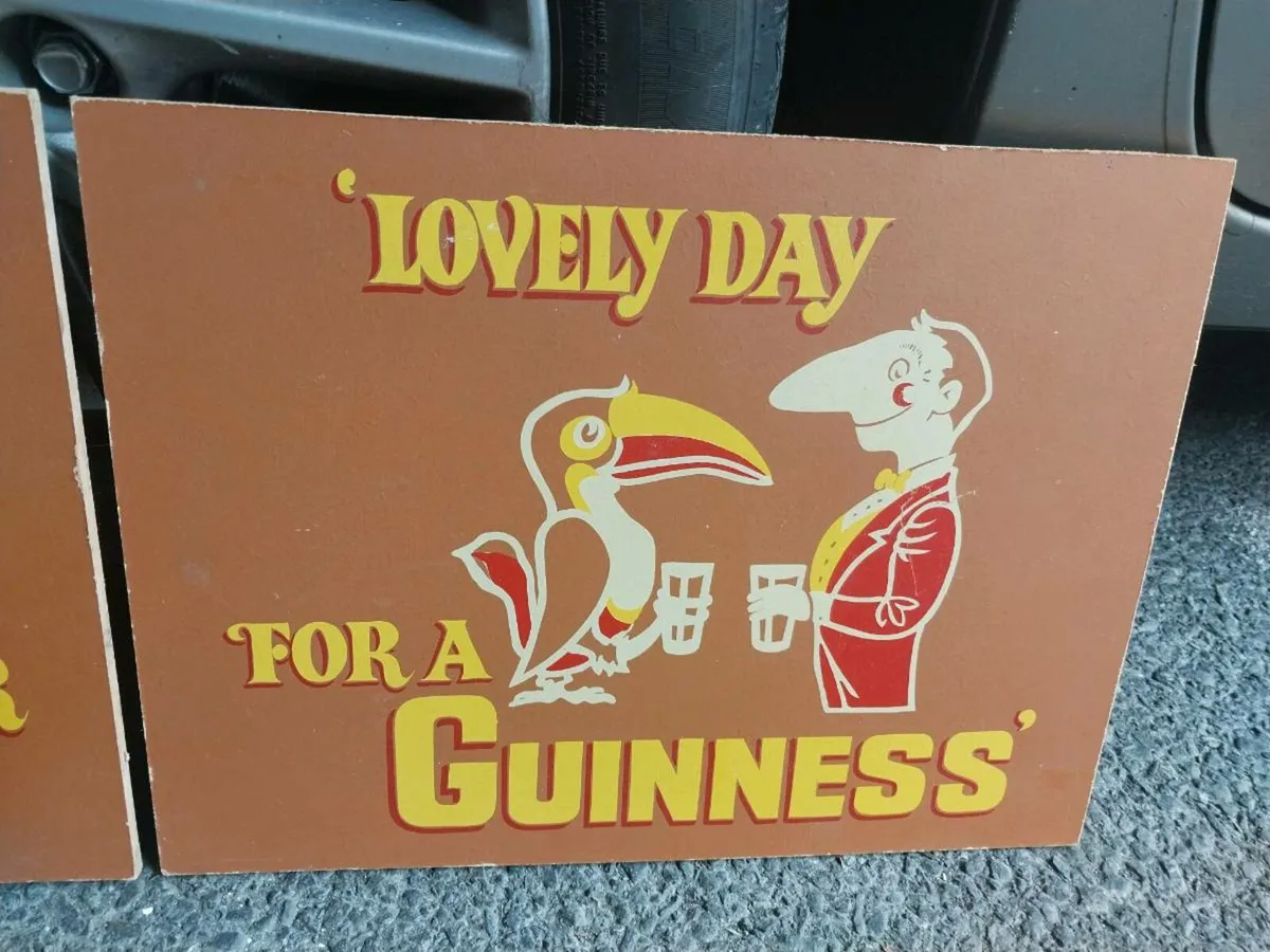 Guinness Signs x 2 - Image 3