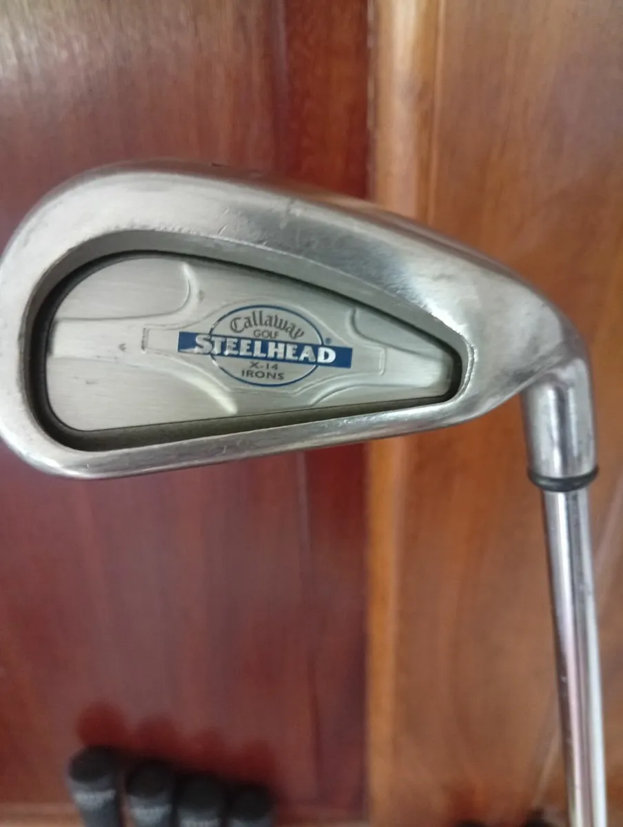 Callaway Steelhead X14 irons 3-SW As New - Image 1