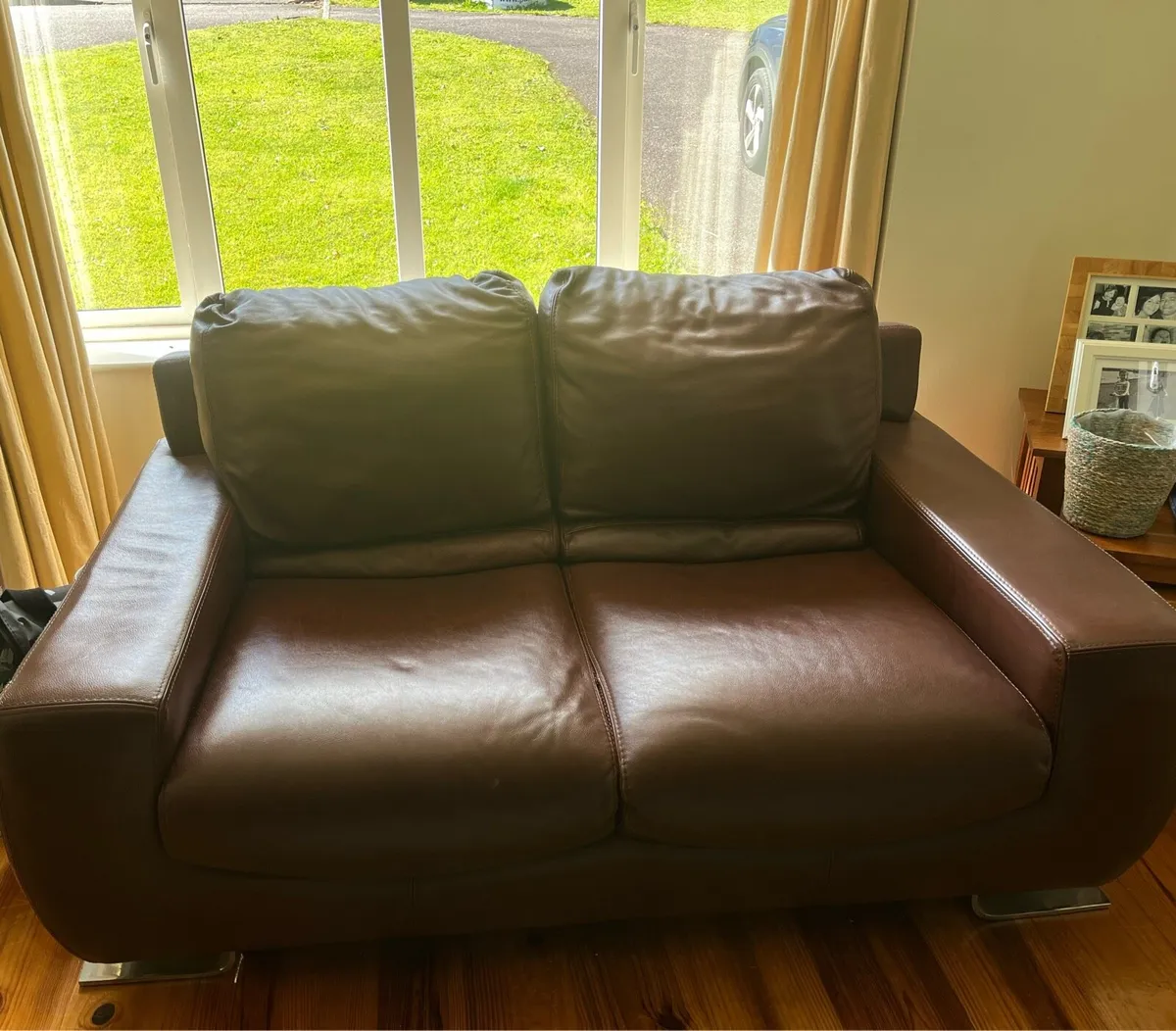 Italian Leather Sofas For Sale 3 and 2 seater - Image 1