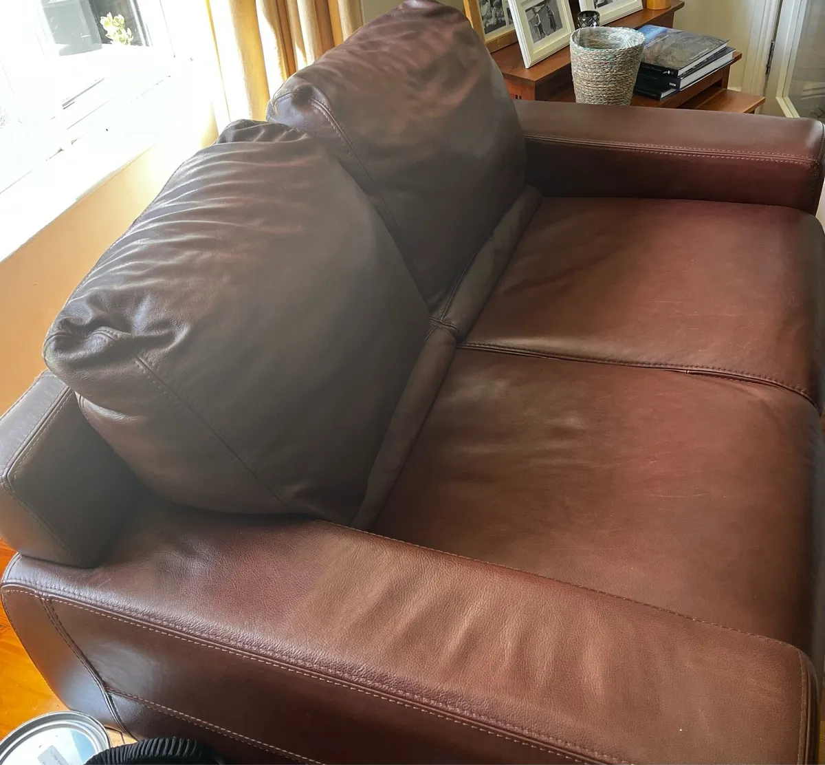 Italian Leather Sofas For Sale 3 and 2 seater - Image 2