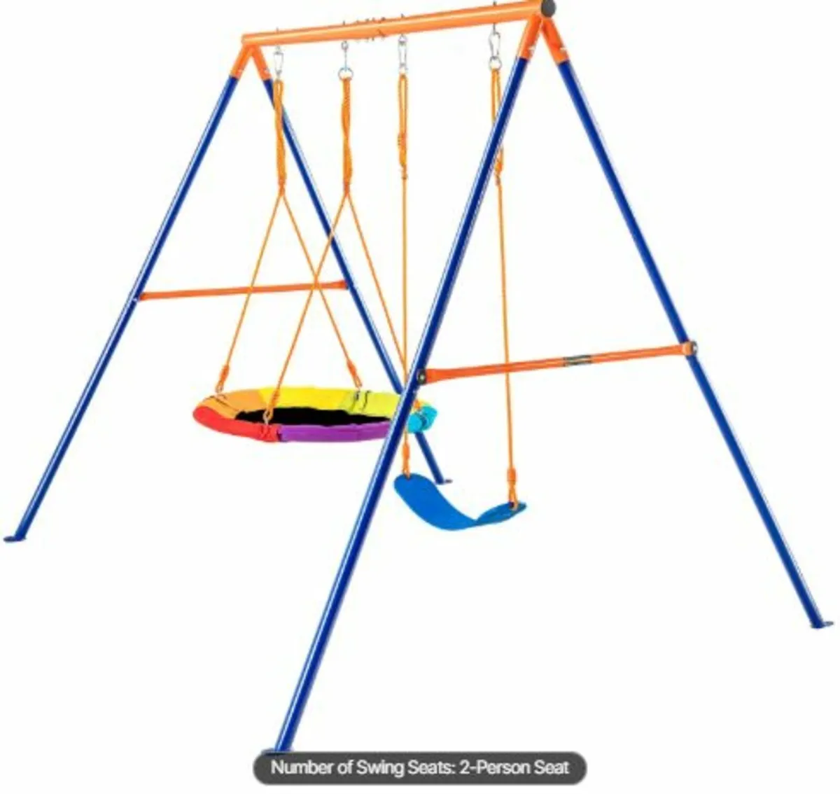 Swing Sets for Backyard 1 Saucer 1 Belt Swing Seat - Image 4