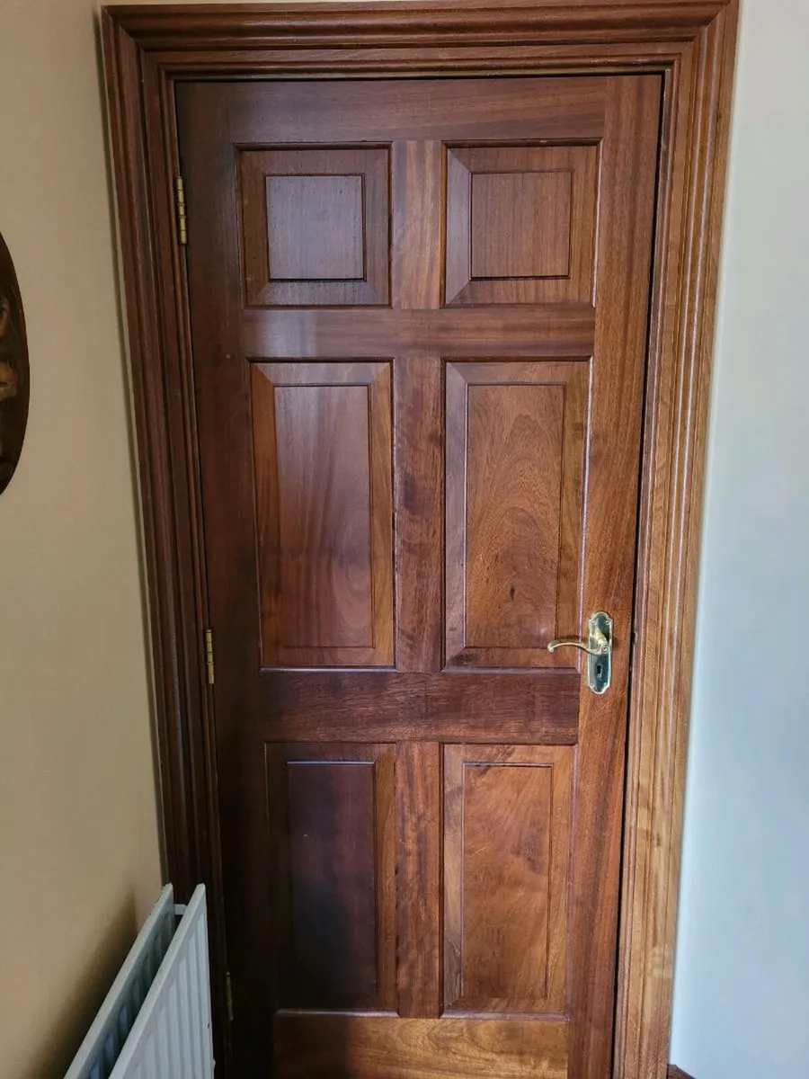 Solid internal teak door