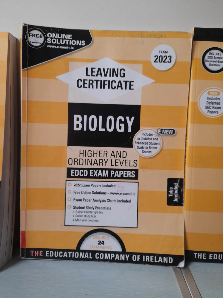 Leaving cert Biology higher & ordinary textbook