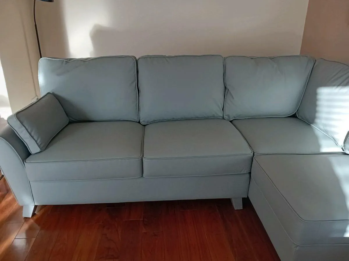 Cannes Corner Suite Sofa with Ottoman Footstool - Image 2