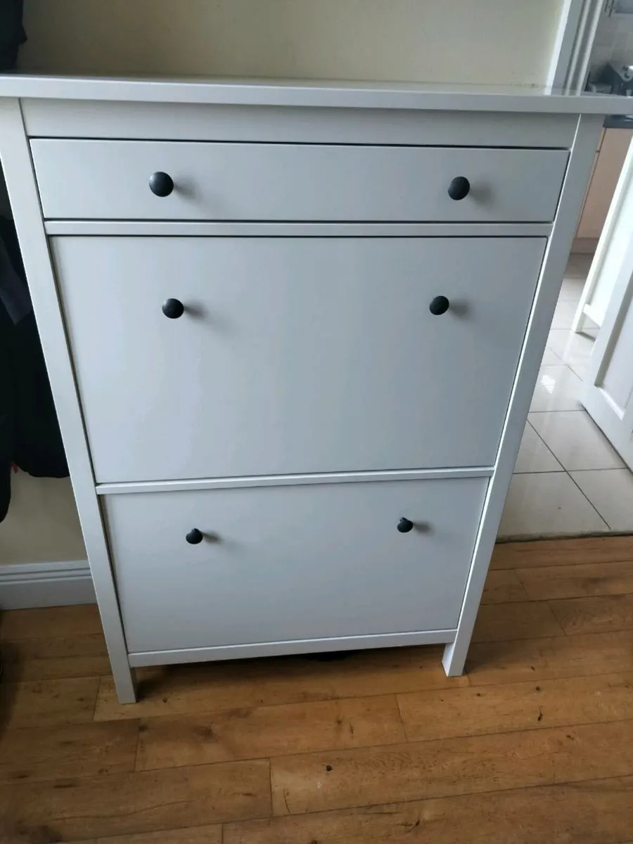 Shoe cabinet Hemnes white