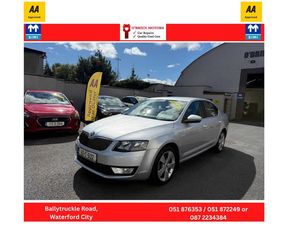 2016 Skoda Octavia Style 1.6 Turbo,Diesel, Silver, - Image 3