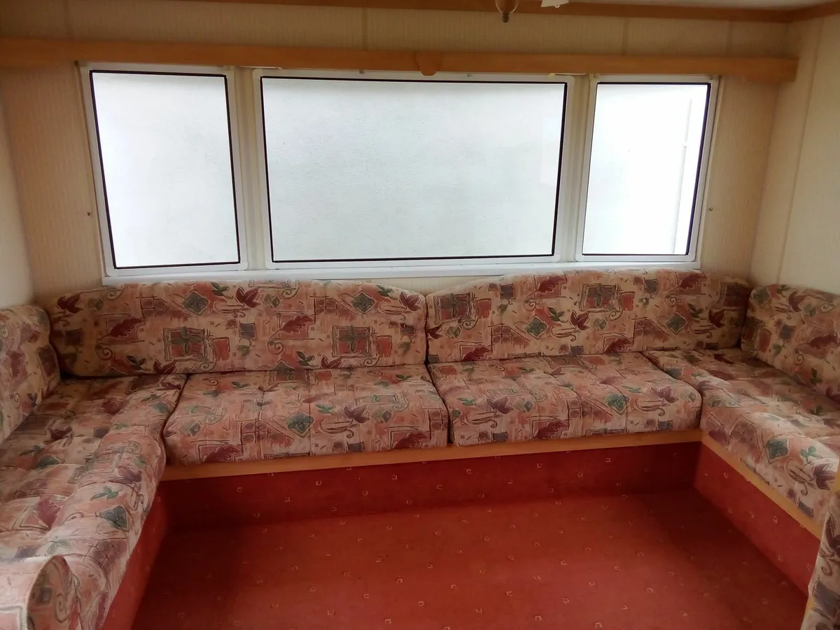 Mobile home sofa cushions and arm - Image 1