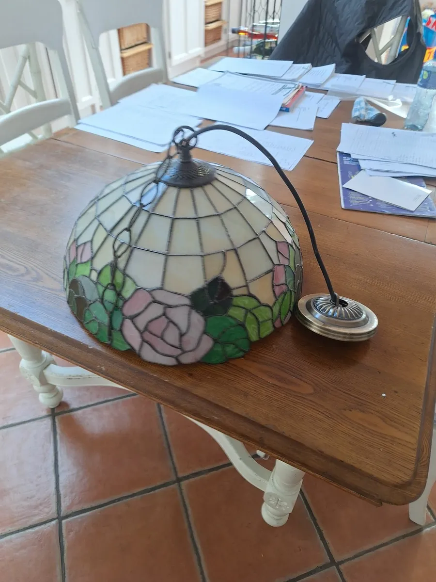 Tiffany ceiling shade - Image 1