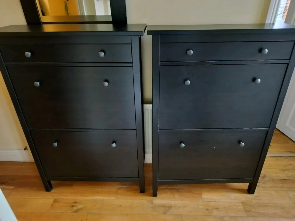 2 shoe cabinets Hemnes