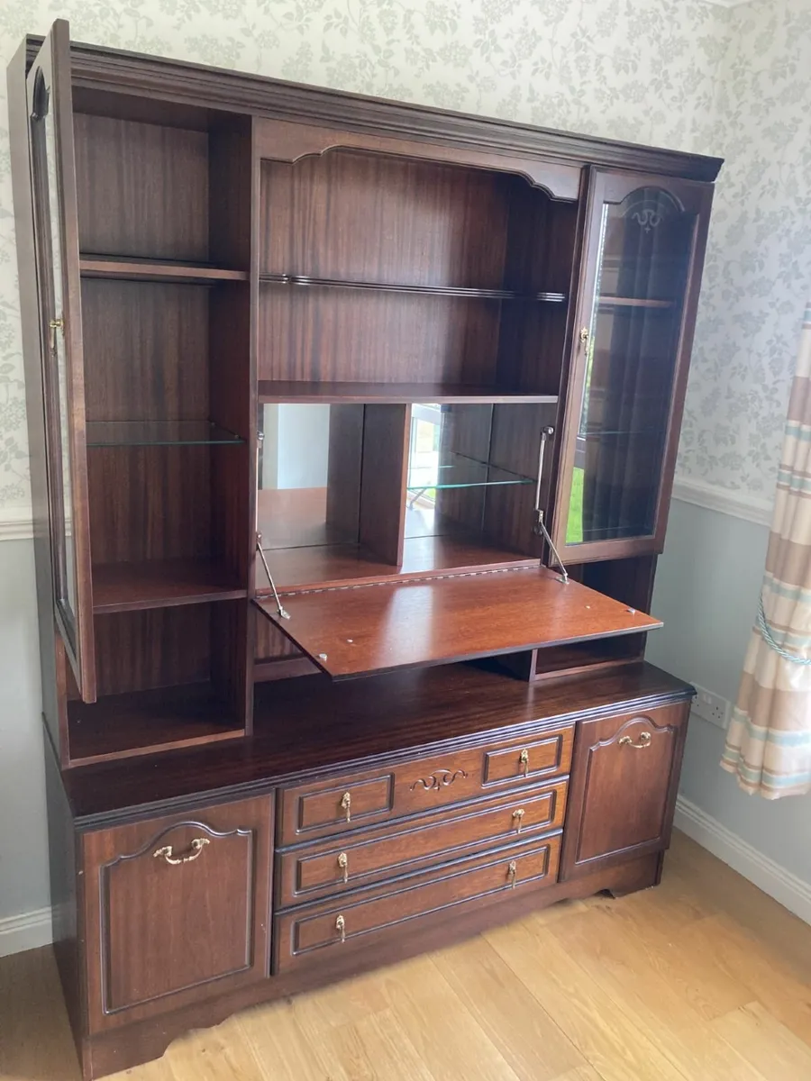 Mahogany Display Cabinet - Image 1