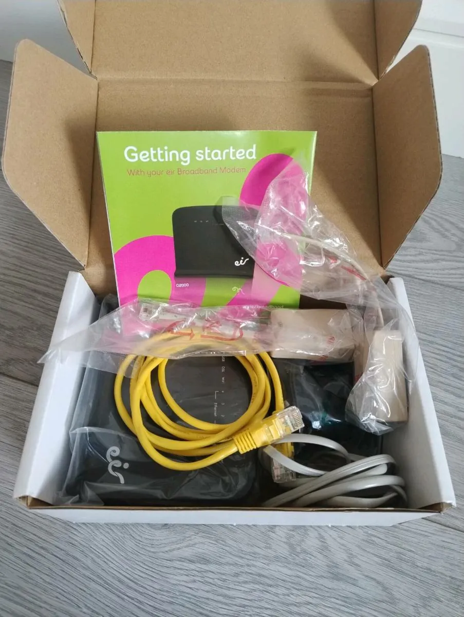Modem with all connectors